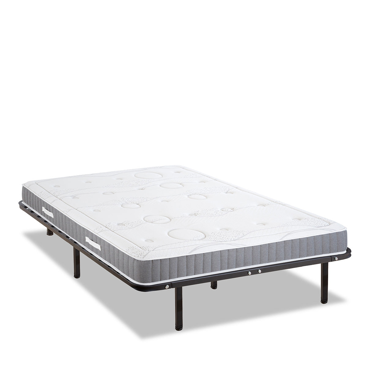 Ensemble Matelas Mémoire de forme INTUITION avec Cadre à lattes