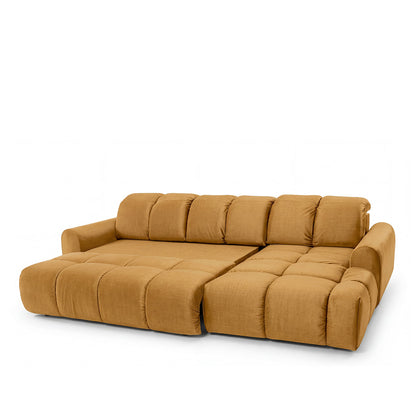 Canapé d'angle convertible - 4 places - Tissu - ANACAPRI