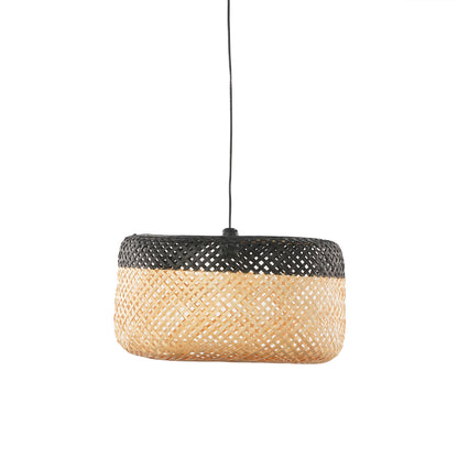 suspension-bambou-bicolore-ronde